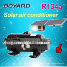 Hermético rotativo bldc carro elétrico ac compressor para baixa tensão solar condicionador de ar